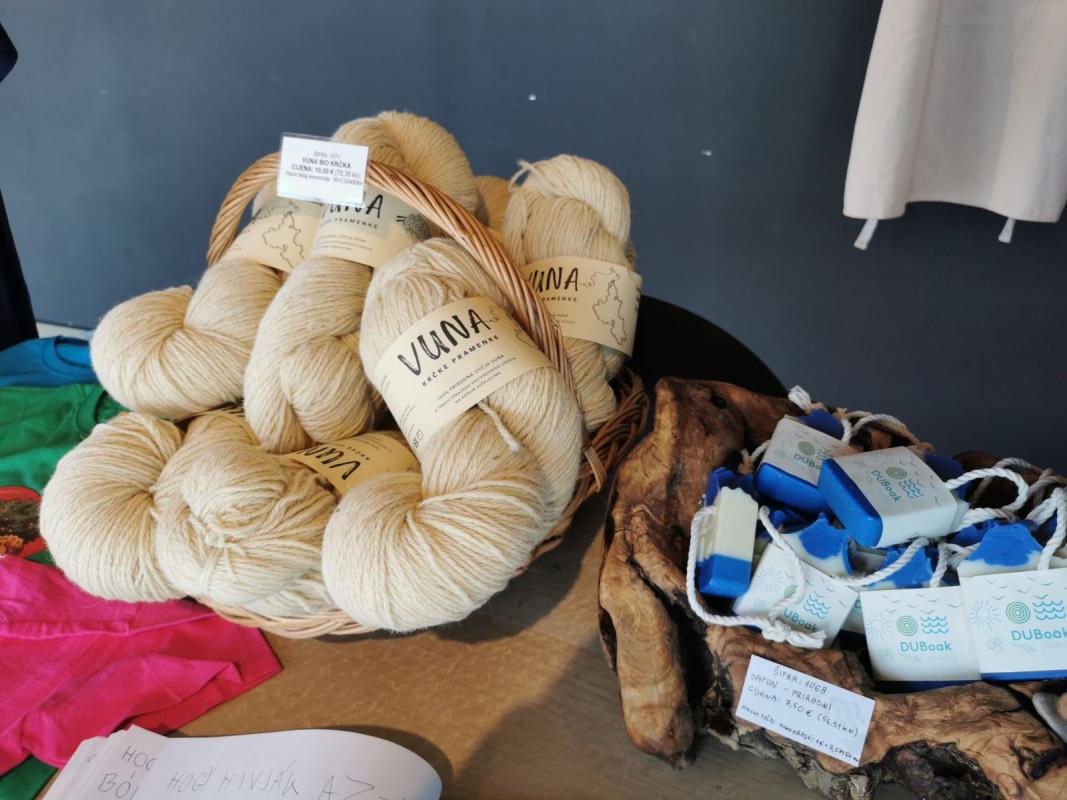 Krčka pređa u Interpretacijskom centru DUBoak i Primorsko-goranskoj Kašetici